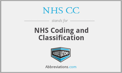 NHS CC - NHS Coding and Classification